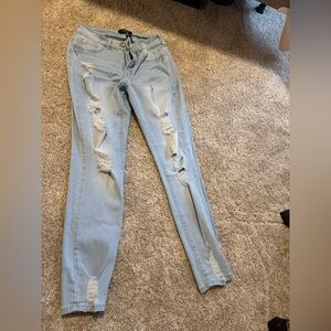 Refuge Sky Blue Denim Pants